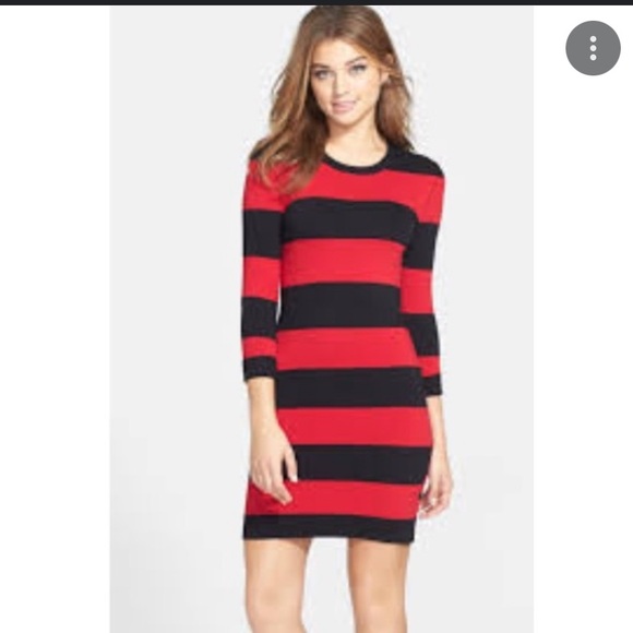French Connection NWT Bambi Striped Sweater Dress - Picture 7 of 13